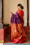 TRADITIONAL BANARASI SOFT SILK GOLD ZARI WORK SAREE WITH UNSTITCHED BLOUSE PARTY WEAR WHOLESALE PRICE ETHNIC GARMENT (11)