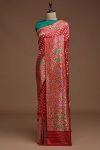 TRADITIONAL BANARASI SOFT SILK SAREE WITH UNSTITCHED BLOUSE PARTY WEAR WHOLESALE PRICE ETHNIC GARMENT (1)