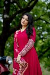 TRADITIONAL GEORGETTE EMBROIDERY SEQUENCE WORK GOWN BOTTOM WITH DUPATTA PARTY WEAR WHOLESALE PRICE ETHNIC GARMENT (3)