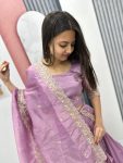 TRADITIONAL GOLD CRUSH EMBROIDERY THREAD SEQUENCE WORK LEHENGA CHOLI WITH DUPATTA PARTY WEAR WHOLESALE PRICE ETHNIC GARMENT (4)