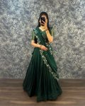 TRADITIONAL VICHITRA SILK PLAIN LEHENGA CHOLI WITH EMBROIDERY WORK DUPATTA PARTY WEAR WHOLESALE PRICE ETHNIC GARMENT (11)