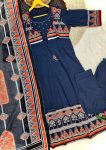 TRENDING COTTON HAND WORK PRINTED GOWN BOTTOM WITH DUPATTA PARTY WEAR WHOLESALE PRICE ETHNIC GARMENT (3)