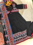 TRENDING COTTON HAND WORK PRINTED GOWN BOTTOM WITH DUPATTA PARTY WEAR WHOLESALE PRICE ETHNIC GARMENT (8)