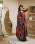 TRENDING COTTON HAND WORK PRINTED GOWN BOTTOM WITH DUPATTA PARTY WEAR WHOLESALE PRICE ETHNIC GARMENT (6)
