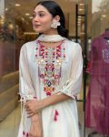 TRENDING COTTON SILK EMBROIDERY WORK TOP BOTTOM WITH DUPATTA PARTY WEAR WHOLESALE PRICE ETHNIC GARMENT (3)