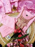 TRENDING COTTON SILK EMBROIDERY WORK TOP BOTTOM WITH DUPATTA PARTY WEAR WHOLESALE PRICE ETHNIC GARMENT (4)