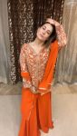 TRENDING GEORGETTE EMBROIDERY SEQUENCE WORK TOP PALAZZO WITH DUPATTA PARTY WEAR WHOLESALE PRICE ETHNIC GARMENT (8)