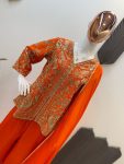 TRENDING GEORGETTE EMBROIDERY SEQUENCE WORK TOP PALAZZO WITH DUPATTA PARTY WEAR WHOLESALE PRICE ETHNIC GARMENT (8)