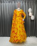 TRENDING GEORGETTE FLORAL PRINTED FLAIRED GOWN WITH DUPATTA PARTY WEAR WHOLESALE PRICE ETHNIC GARMENT (5)