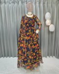 TRENDING GEORGETTE FLORAL PRINTED FLAIRED GOWN WITH DUPATTA PARTY WEAR WHOLESALE PRICE ETHNIC GARMENT (6)