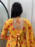 TRENDING GEORGETTE FLORAL PRINTED FLAIRED GOWN WITH DUPATTA PARTY WEAR WHOLESALE PRICE ETHNIC GARMENT (5)