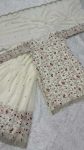 TRENDING GEORGETTE THREAD EMBROIDERY SEQUENCE WORK TOP SHARARA WITH DUPATTA PARTY WEAR WHOLESALE PRICE ETHNIC GARMENT (9)