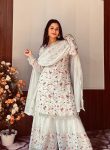 TRENDING GEORGETTE THREAD EMBROIDERY SEQUENCE WORK TOP SHARARA WITH DUPATTA PARTY WEAR WHOLESALE PRICE ETHNIC GARMENT (9)