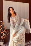 TRENDING GEORGETTE THREAD EMBROIDERY SEQUENCE WORK TOP SHARARA WITH DUPATTA PARTY WEAR WHOLESALE PRICE ETHNIC GARMENT (9)