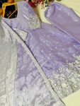 TRENDING JIMMY CHOO EMBROIDERY THREAD WORK GOWN BOTTOM WITH DUPATTA PARTY WEAR WHOLESALE PRICE ETHNIC GARMENT (7)