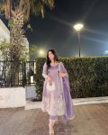 TRENDING JIMMY CHOO EMBROIDERY THREAD WORK GOWN BOTTOM WITH DUPATTA PARTY WEAR WHOLESALE PRICE ETHNIC GARMENT (7)