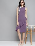 TRENDING LYCRA RUFFLE WORK BODYCON DRESS PARTY WEAR WHOLESALE PRICE ETHNIC GARMENT (1)