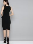 TRENDING LYCRA RUFFLE WORK BODYCON DRESS PARTY WEAR WHOLESALE PRICE ETHNIC GARMENT (3)
