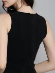 TRENDING LYCRA RUFFLE WORK BODYCON DRESS PARTY WEAR WHOLESALE PRICE ETHNIC GARMENT (3)