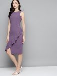 TRENDING LYCRA RUFFLE WORK BODYCON DRESS PARTY WEAR WHOLESALE PRICE ETHNIC GARMENT (1)