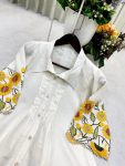 TRENDING SHIMMER VICHITRA SILK SEQUENCE EMBROIDERY WORK TOP PENT SET PARTY WEAR WHOLESALE PRICE ETHNIC GARMENT (4)