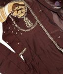 TRENDING SILK ZARI EMBROIDERY SEQUENCE WORK TOP BOTTOM WITH DUPATTA PARTY WEAR WHOLESALE PRICE ETHNIC GARMENT (12)