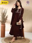 TRENDING SILK ZARI EMBROIDERY SEQUENCE WORK TOP BOTTOM WITH DUPATTA PARTY WEAR WHOLESALE PRICE ETHNIC GARMENT (12)