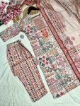TRENDING SOFT COTTON SLUB PRINTED TOP BOTTOM WITH DUPATTA PARTY WEAR WHOLESALE PRICE ETHNIC GARMENT (4)