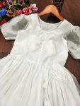 TRENDING TISSUE SILK WEAVING SILVER PATTA WORK ONLY GOWN PARTY WEAR WHOLESALE PRICE ETHNIC GARMENT (1)
