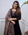 TRENDING VISCOSE CHANDERI SILK EMBROIDERY SEQUENCE WORK TOP BOTTOM WITH DUPATTA PARTY WEAR WHOLESALE PRICE ETHNIC GARMENT (6)