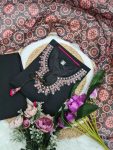 TRENDING VISCOSE CHANDERI SILK EMBROIDERY SEQUENCE WORK TOP BOTTOM WITH DUPATTA PARTY WEAR WHOLESALE PRICE ETHNIC GARMENT (6)