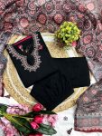 TRENDING VISCOSE RAYON EMBROIDERY WORK TOP BOTTOM WITH PRINTED DUPATTA PARTY WEAR WHOLESALE PRICE ETHNIC GARMENT (4)