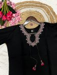 TRENDING VISCOSE RAYON EMBROIDERY WORK TOP BOTTOM WITH PRINTED DUPATTA PARTY WEAR WHOLESALE PRICE ETHNIC GARMENT (4)