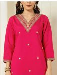 TRENDING VISCOSE ROMAN SILK ZARI EMBROIDERY SEQUENCE WORK TOP BOTTOM WITH DUPATTA PARTY WEAR WHOLESALE PRICE ETHNIC GARMENT (2)