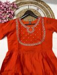 TRENDING VISCOSE SILK EMBROIDERY WORK TOP BOTTOM WITH DUPATTA PARTY WEAR WHOLESALE PRICE ETHNIC GARMENT (6)