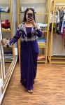1DESIGNER CHINON EMBROIDERY WORK DRAPE SKIRT BLOUSE AND KOTI PARTY WEAR WHOLESALE PRICE ETHNIC GARMENT (11)