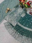 1FANCY LILY NET EMBROIDERY CODING AND SEQUENCE WORK TOP SHARARA WITH DUPATTA FESTIVE WEAR WHOLESALE PRICE ETHNIC GARMENT (13)