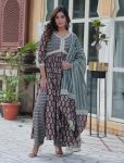 1FANCY PURE COTTON DIGITAL PRINTED TOP BOTTOM WITH DUPATTA FESTIVE WEAR WHOLESALE PRICE ETHNIC GARMENT (11)