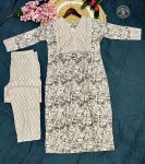 1FANCY RAYON SLUB PRINTED WITH MOTI AND LACE WORK TOP BOTTOM SET FESTIVE WEAR WHOLESALE PRICE ETHNIC GARMENT (14)
