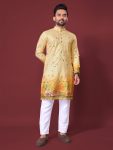 1NEW ARRIVAL RAYON COTTON CROCHET WORK KURTA PAYJAMA FESTIVE WEAR WHOLESALE PRICE ETHNIC GARMENT (21)