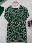 1RICH LOOK CHINON SILK THREAD WITH SEQUENCE WORK TOP SHARARA WITH DUPATTA PARTY WEAR WHOLESALE PRICE ETHNIC GARMENT (9)