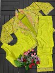 2DESIGNER CHINON EMBROIDERY SEQUENCE WORK BLOUSE PALAZZO WITH KOTI PARTY WEAR WHOLESALE PRICE ETHNIC GARMENT (12)