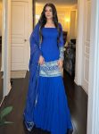 2FANCY GEORGETTE THREAD WITH SEQUENCE WORK TOP SHARARA WITH DUPATTA FESTIVE WEAR WHOLESALE PRICE ETHNIC GARMENT (19)
