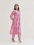 2FANCY RAYON SLUB PRINTED WITH MOTI AND LACE WORK TOP BOTTOM SET FESTIVE WEAR WHOLESALE PRICE ETHNIC GARMENT (15)