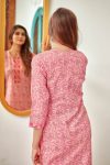 2NEW ARRIVAL COTTON BLEND FOIL PRINT AND MIRROR WORK TOP PANT SET CASUAL WEAR WHOLESALE PRICE ETHNIC GARMENT (11)