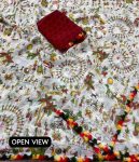2NEW ARRIVAL GEORGETTE WARLI PRINT WITH LACE BORDER WORK SAREE WITH UNSTITCHED BLOUSE CASUAL WEAR WHOLESALE PRICE ETHNIC GARMENT (14)