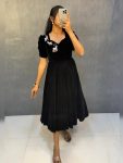 2NEW ARRIVAL VELVET HAND WORK ANARKALI GOWN FESTIVE WEAR WHOLESALE PRICE ETHNIC GARMENT (14)