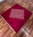3FANCY STAR GEORGETTE PEARL LACE BORDER WORK SAREE WITH UNSTITCHED BLOUSE PARTY WEAR WHOLESALE PRICE ETHNIC GARMENT (3)