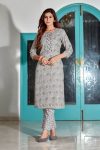 3NEW ARRIVAL COTTON BLEND FOIL PRINT AND MIRROR WORK TOP PANT SET CASUAL WEAR WHOLESALE PRICE ETHNIC GARMENT (19)