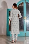 3NEW ARRIVAL COTTON BLEND FOIL PRINT AND MIRROR WORK TOP PANT SET CASUAL WEAR WHOLESALE PRICE ETHNIC GARMENT (19)